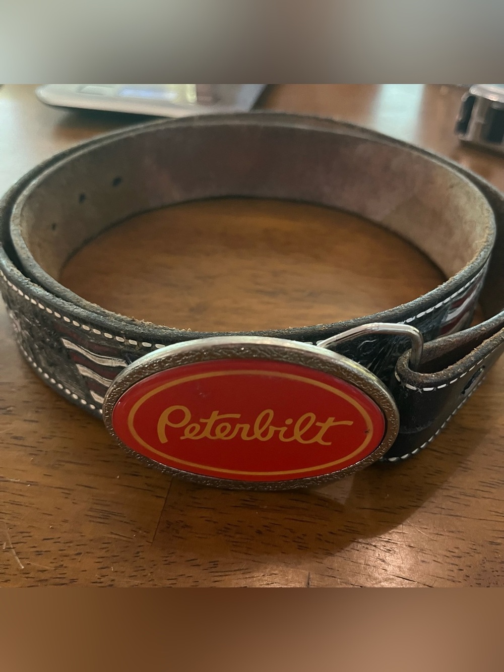 PETERBILT Trucks Buckle With Belt Size 36”-42”